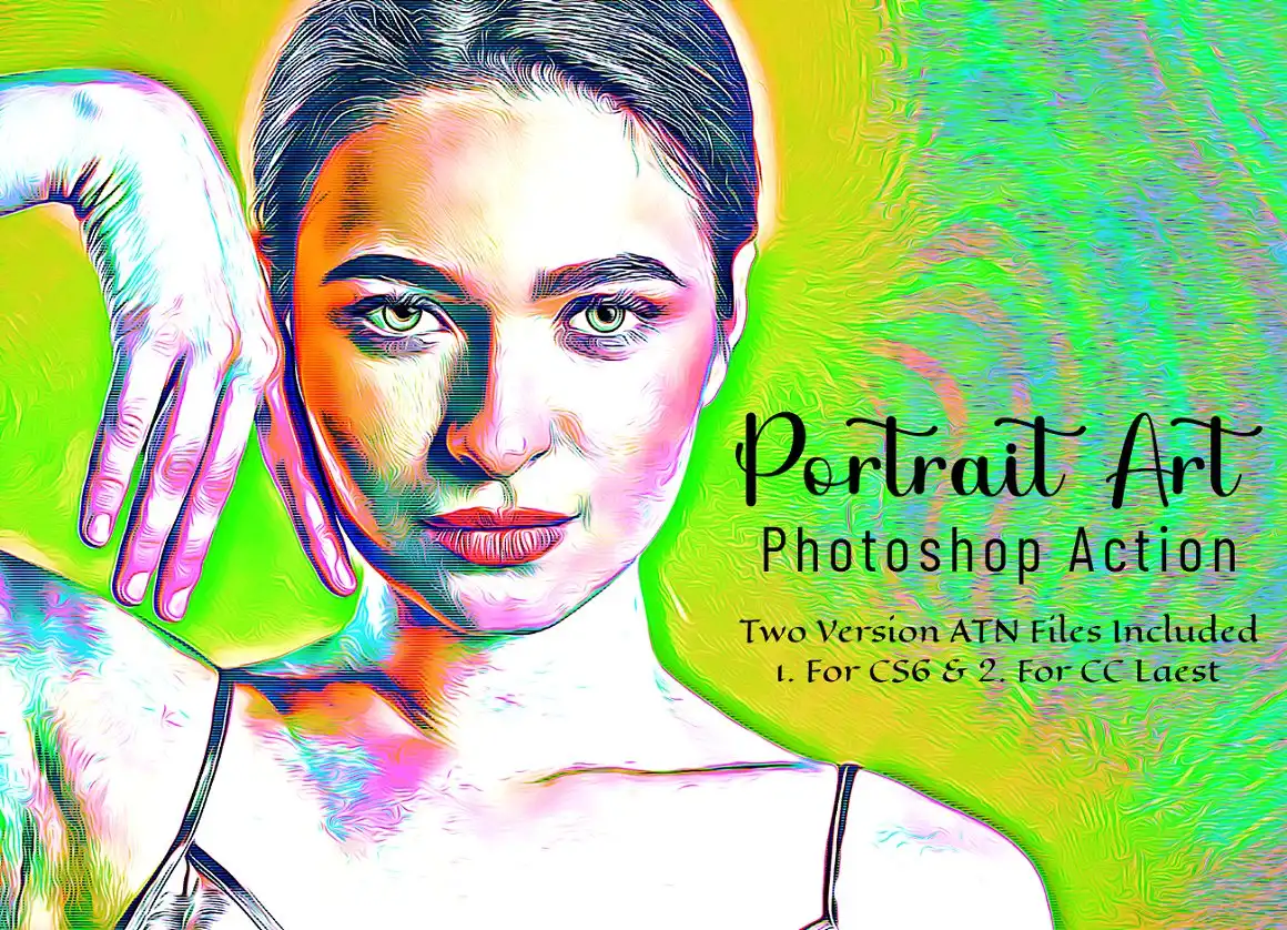Portrait Art Photoshop Action