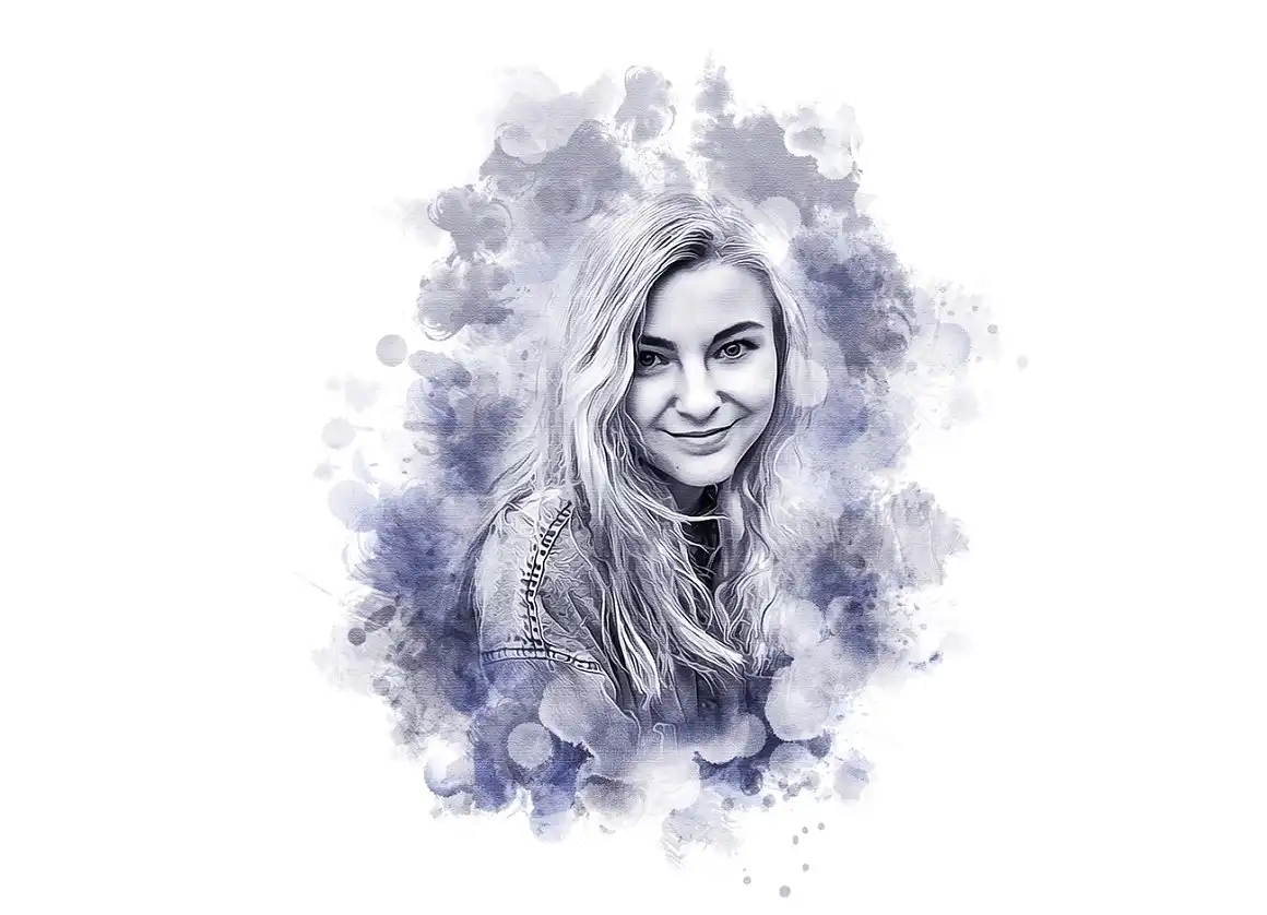 Portrait Ink Sketch Photoshop Action 6 076950