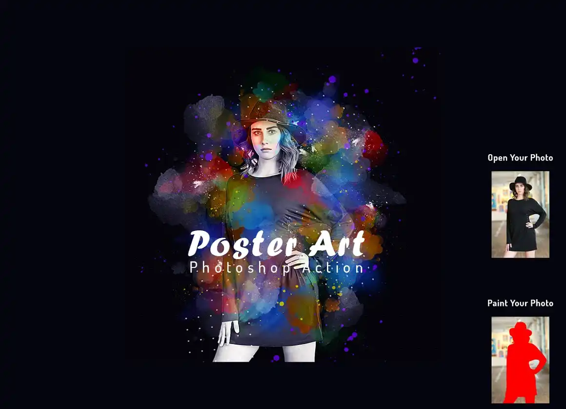 Poster Art Photoshop Action