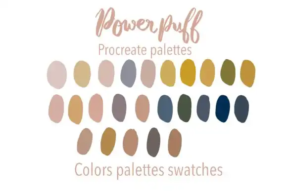 Power puff procreate palette download