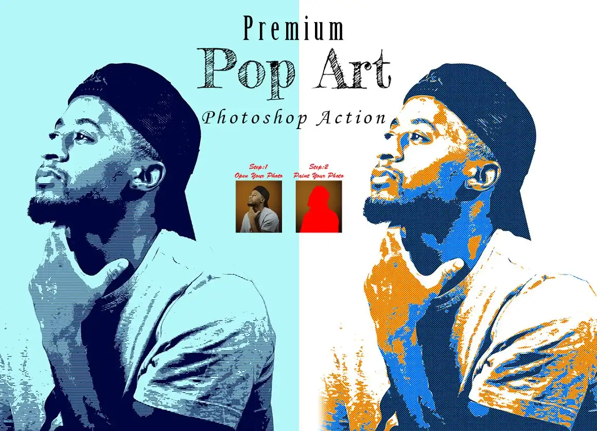 Premium Pop Art Photoshop Action