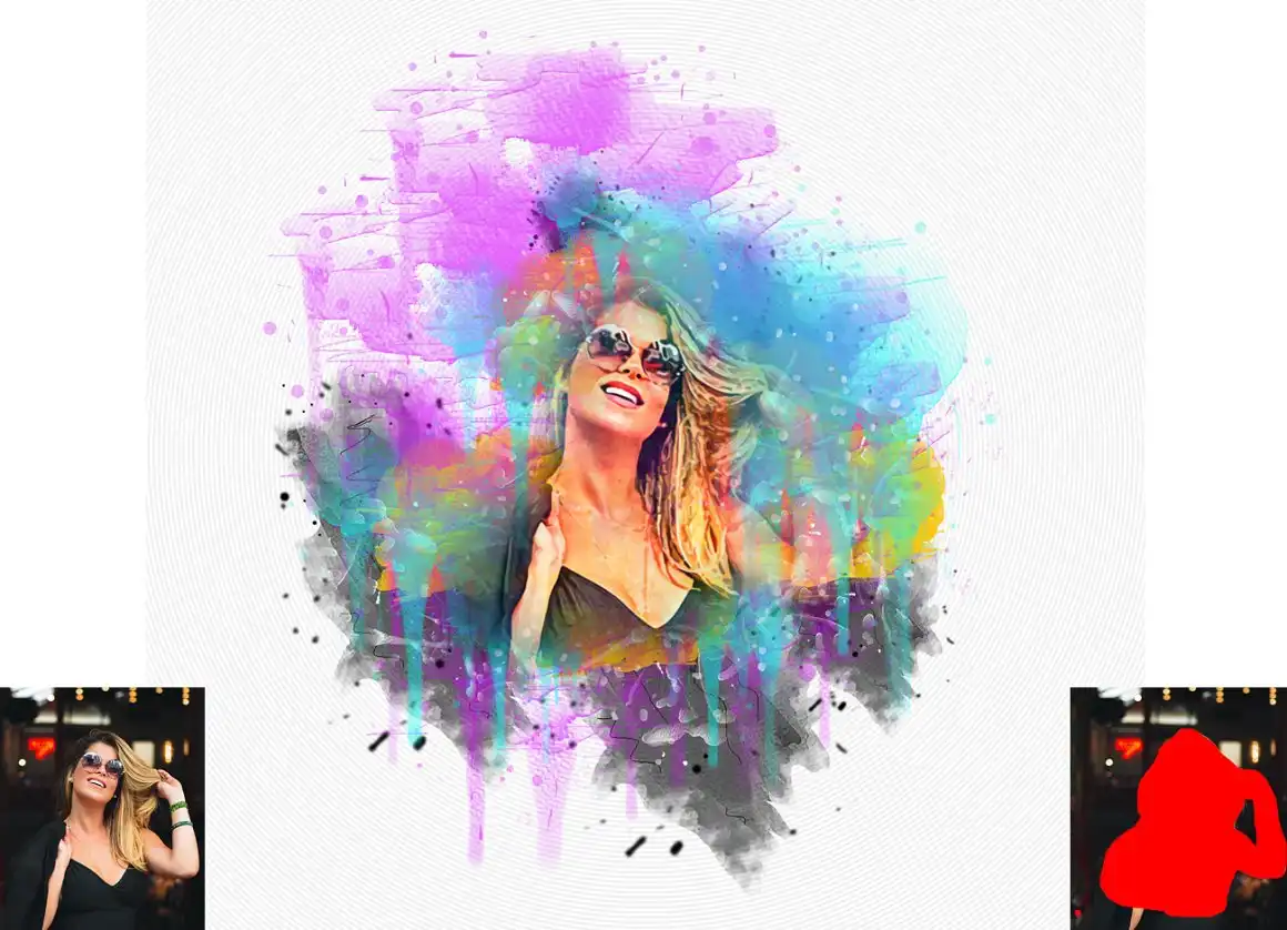 Pro Watercolor Photoshop Action-2 6 078183