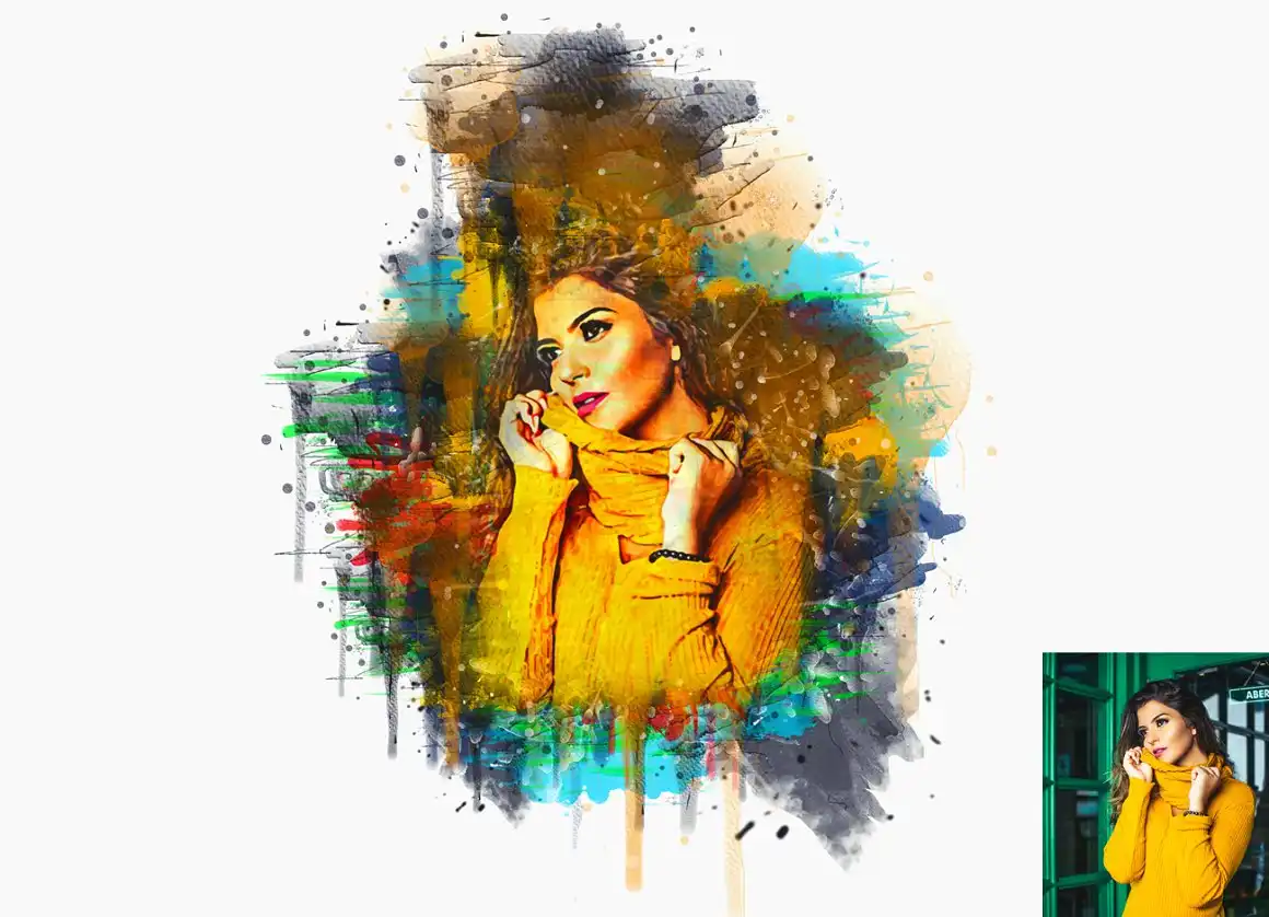 Pro Watercolor Photoshop Action-2 11 078108