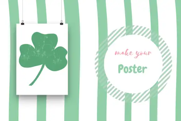Procreate Brush Stamp Clover & HorseShoe 6 074029