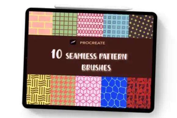 Procreate Brush Background Pattern V3 - Free Download