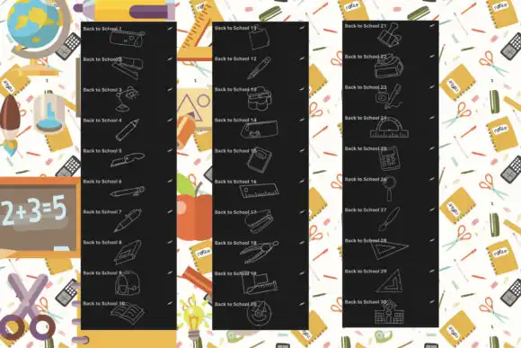 Procreate Brushes Stamp Back to School 3 073805
