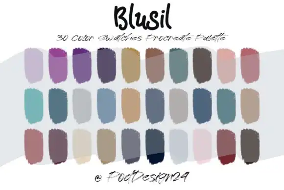 Procreate Color Palette Blusil