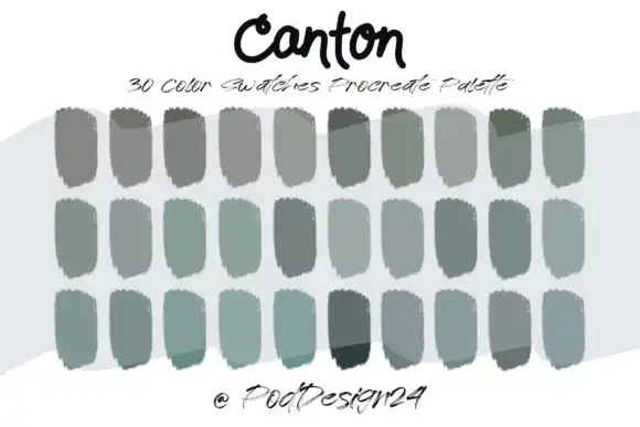 Procreate Color Palette Canton