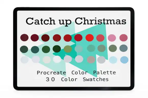 Procreate Color Palette Catch Up Xmas