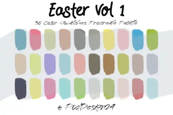 Procreate Color Palette Easter