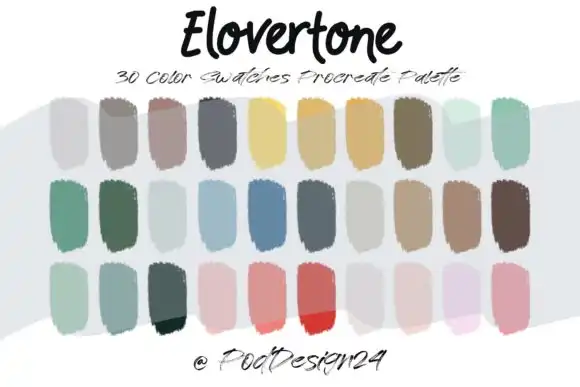 Procreate Color Palette Elovertone