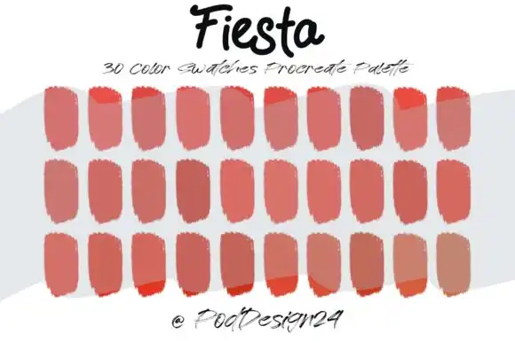 Procreate Color Palette Fiesta
