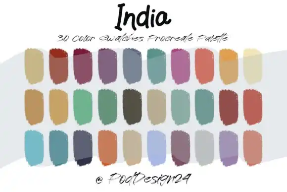 Procreate Color Palette India