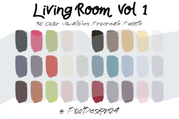 Procreate Color Palette Living Room