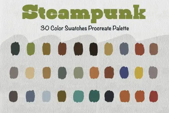 Procreate Color Palette Steampunk