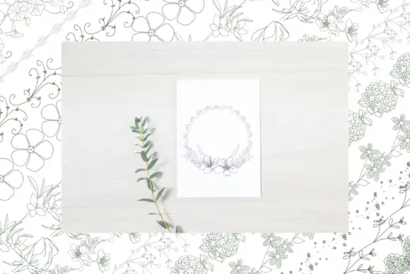 Procreate Floral Wreath Creator Kit 4 074029