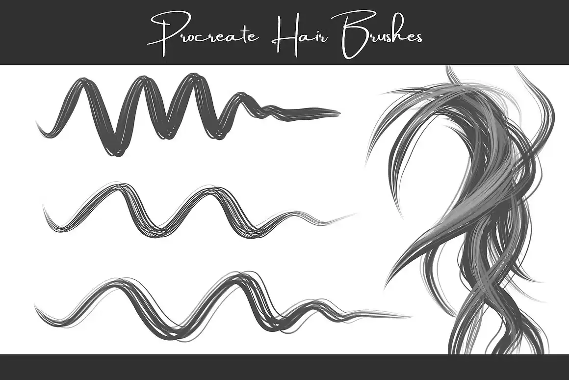 Procreate Hair Bundle 3 072507