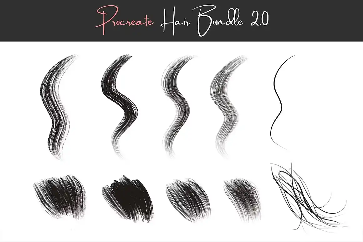 Procreate Hair Bundle 4 072507