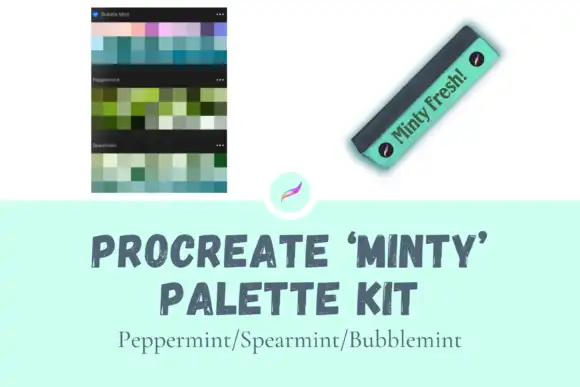 Procreate Mint Palette X 3 Swatches 4 074029