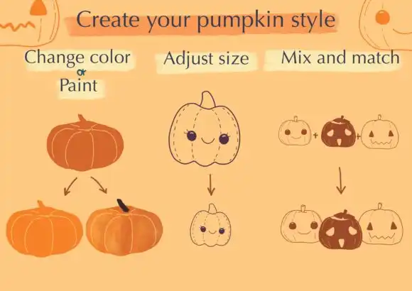Procreate Stamps Brush Pumpkin Halloween 5 072507