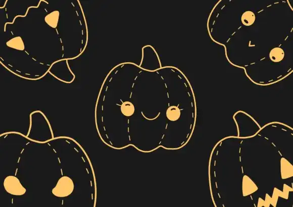 Procreate Stamps Brush Pumpkin Halloween 3 072507
