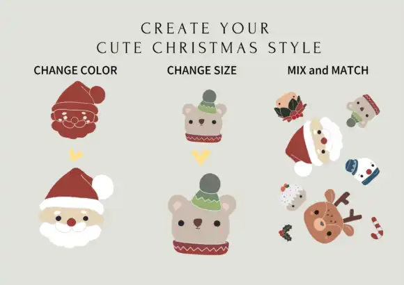 Procreate Stamps Brushes Cute Christmas 9 072507