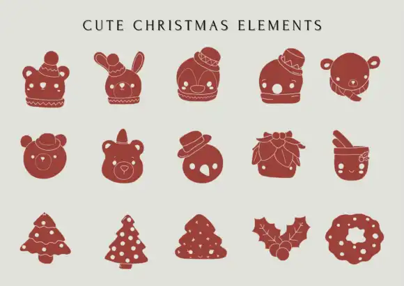 Procreate Stamps Brushes Cute Christmas 6 072507