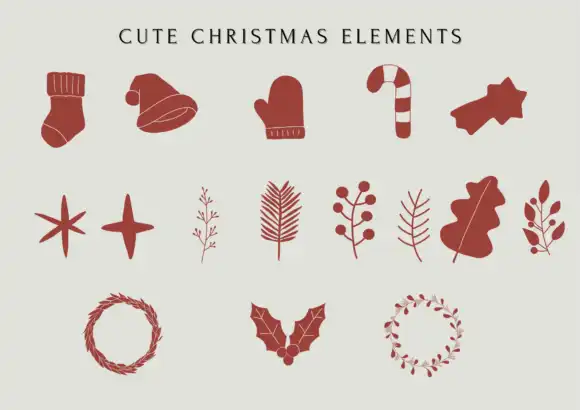 Procreate Stamps Brushes Cute Christmas 8 072507