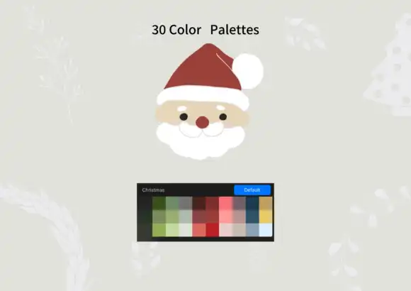 Procreate Stamps Brushes Cute Christmas 15 072507