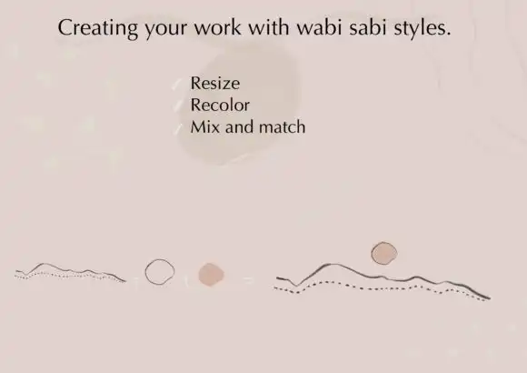 Procreate Stamps Brushes Wabi Sabi 6 072507