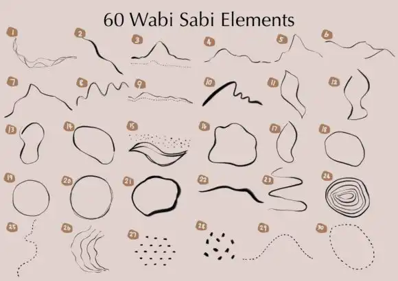 Procreate Stamps Brushes Wabi Sabi 4 072507