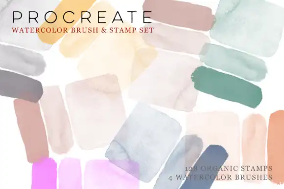 Procreate Watercolor Brush &amp; Stamps