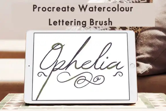 Procreate Watercolour Calligraphy Brush