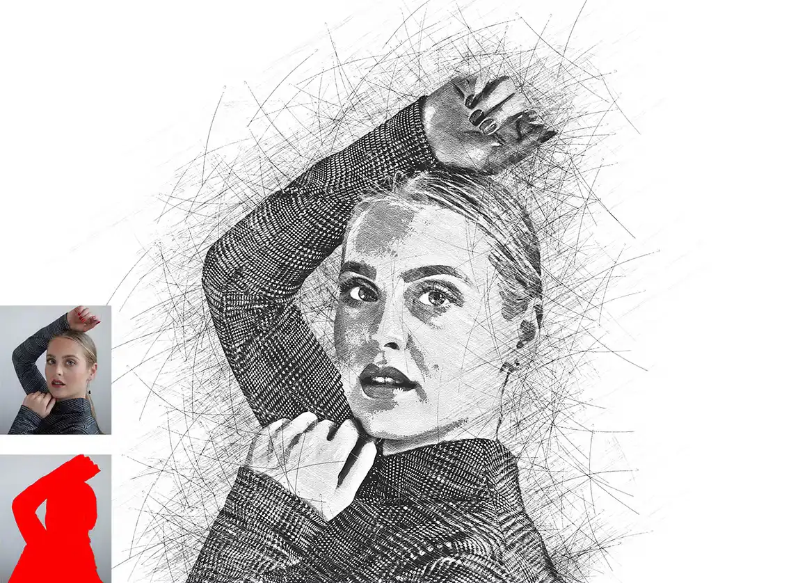 Pure Sketch Photoshop Action 5 078705