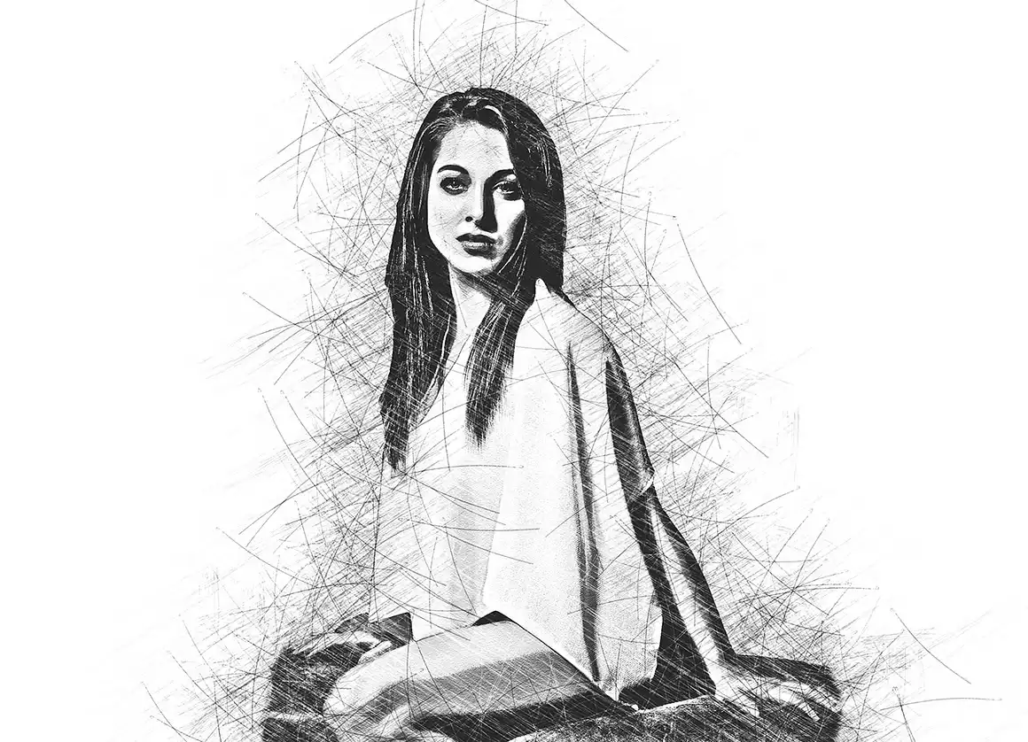 Pure Sketch Photoshop Action 7 078606
