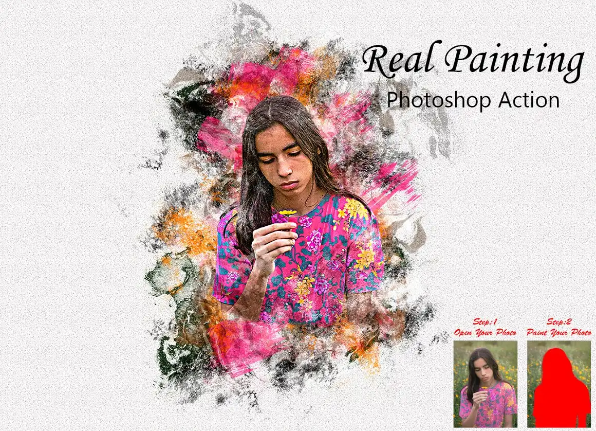 Real Painting Photoshop Action