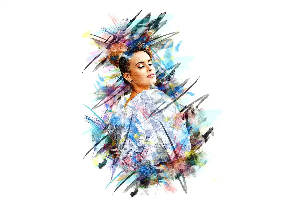 Realistic Artwork Photoshop Action 4 078530