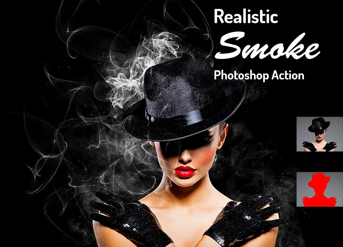 Realistic Smoke Photoshop Action