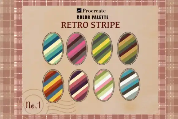 Retro Color Palette Procreate No.1