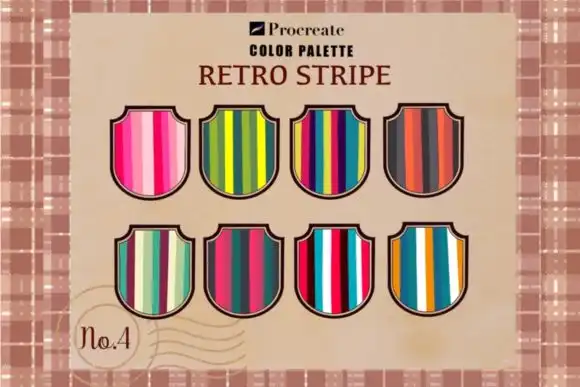 Retro Color Palette Procreate No.4