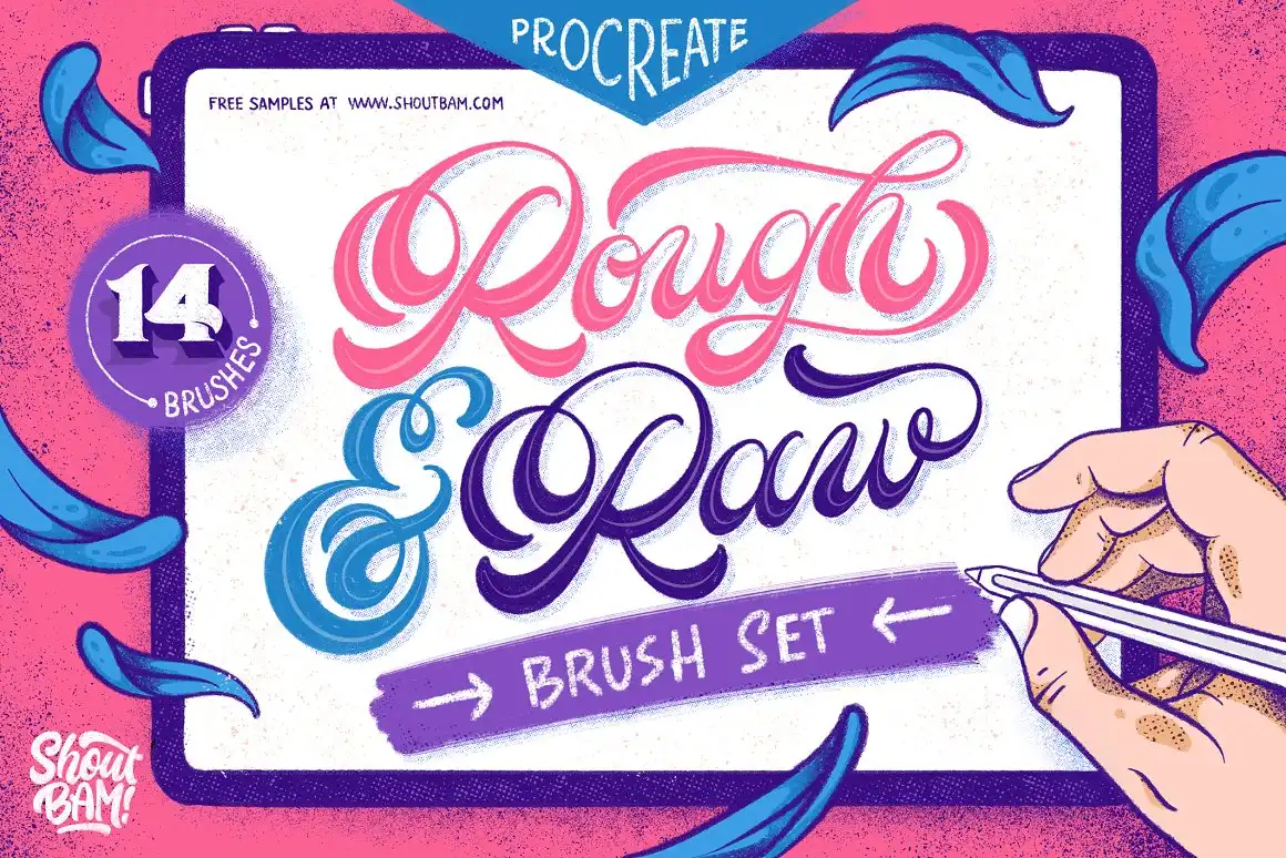 Rough&amp;Raw Procreate Brush Set