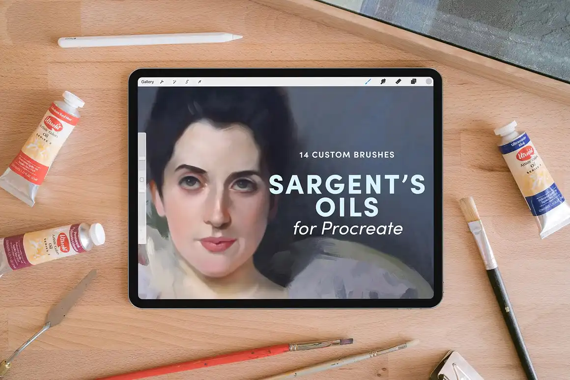 Sargent's Oils - Procreate Brushes