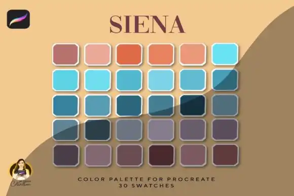 Siena Procreate Color Palette