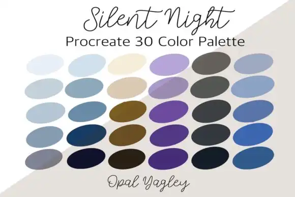 Silent Night Procreate Color Palette