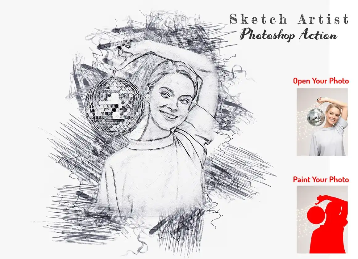 Sketch Artist Photoshop Action