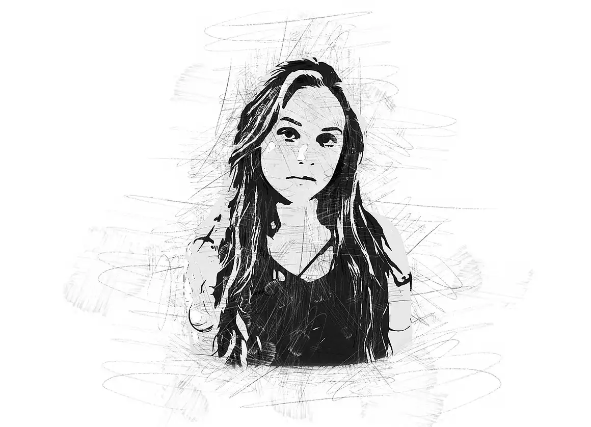 Sketch Cartoon Effect PS Action 8 078530