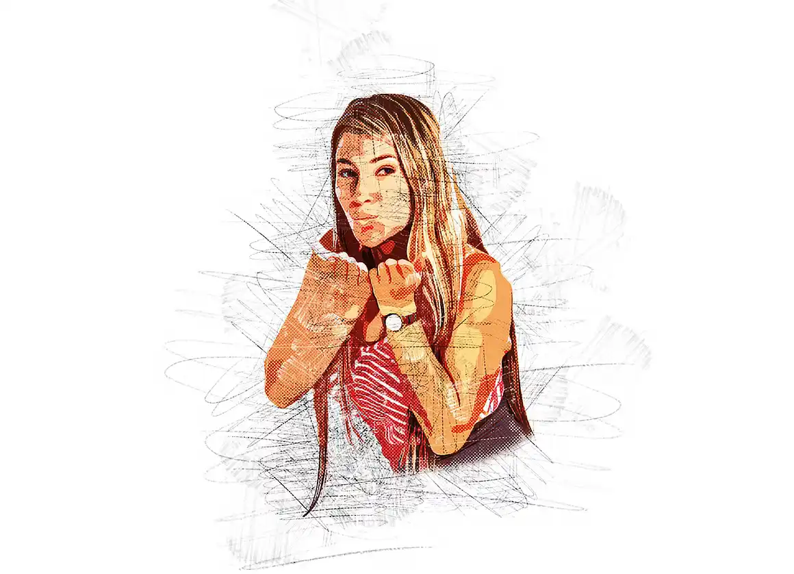 Sketch Cartoon Effect PS Action 5 078530