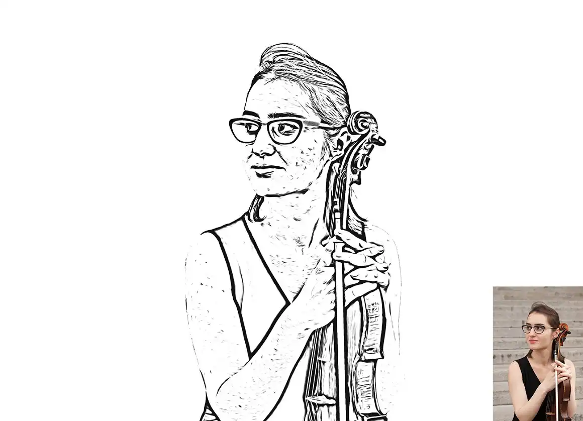 Sketch Oil Effect Photoshop Action - 2 12 078030