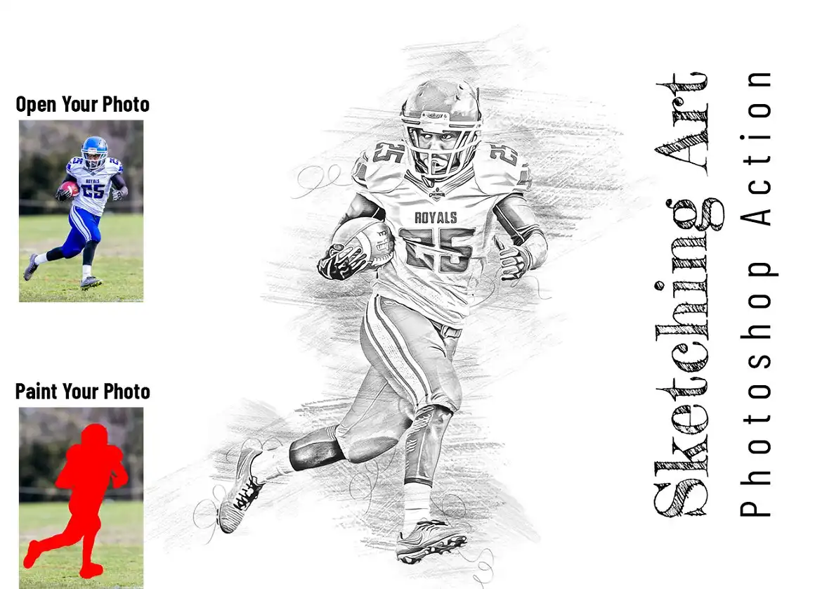 Sketching Art Photoshop Action