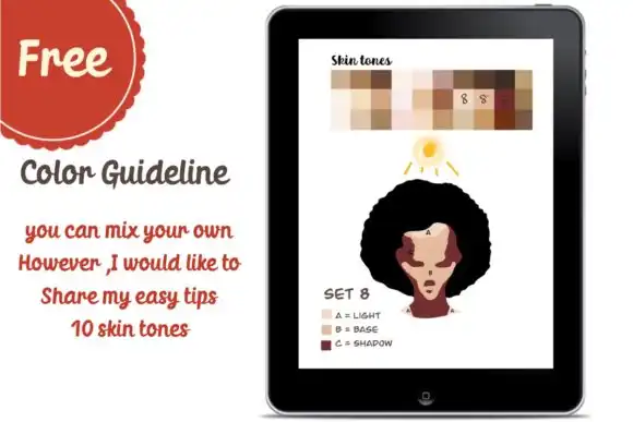 Skin Tones Procreate 10 Styles 4 074029